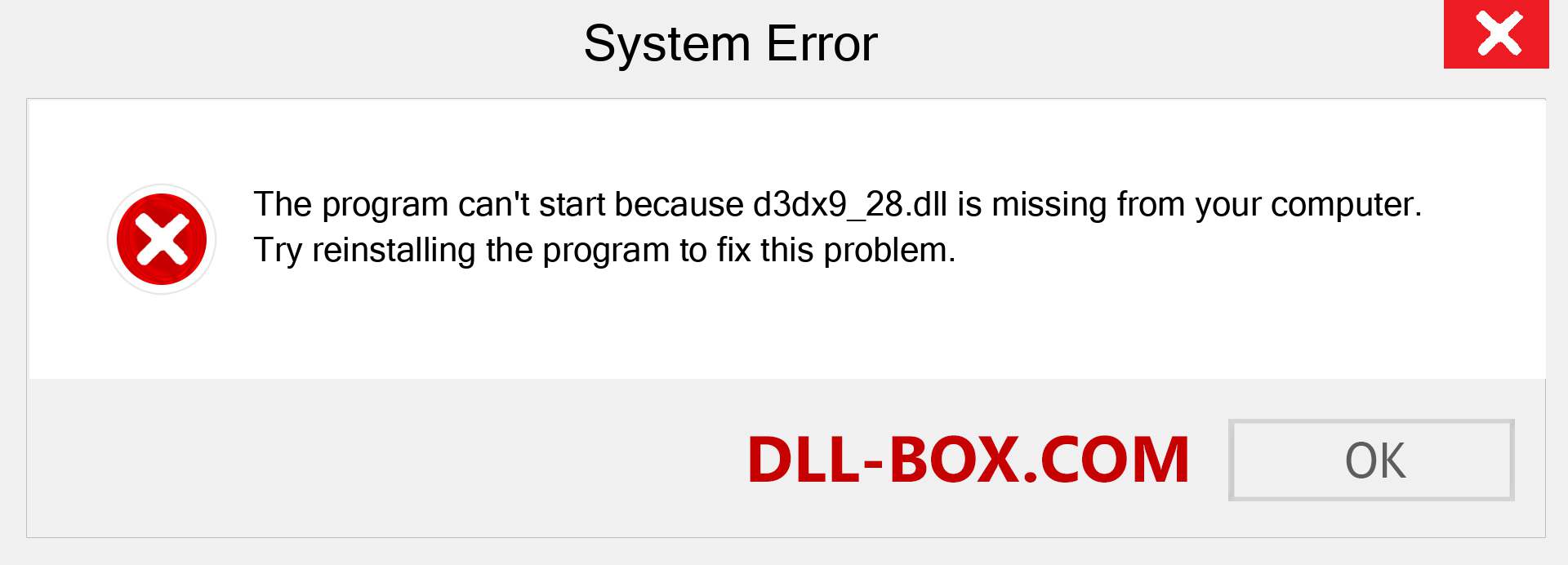  d3dx9_28.dll file is missing?. Download for Windows 7, 8, 10 - Fix  d3dx9_28 dll Missing Error on Windows, photos, images